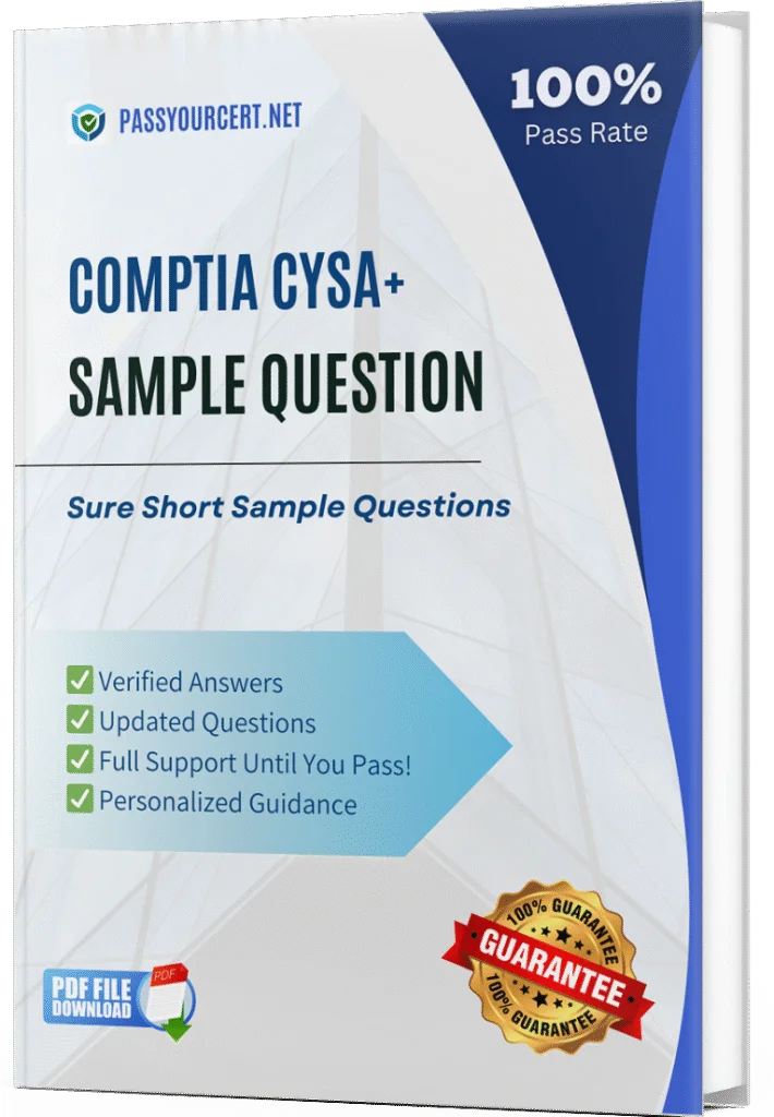 Pass Your CompTIA CySA+ Exam with Actual Exam Questions on First Try!