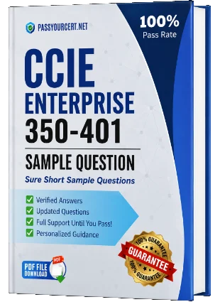 Pass Your CCIE Enterprise Infrastructure 350-401 Exam with Actual Exam Questions on First Try!