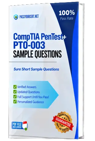 Pass Your CompTIA PenTest+ PT0-003 Exam with Actual Exam Questions on First Try!