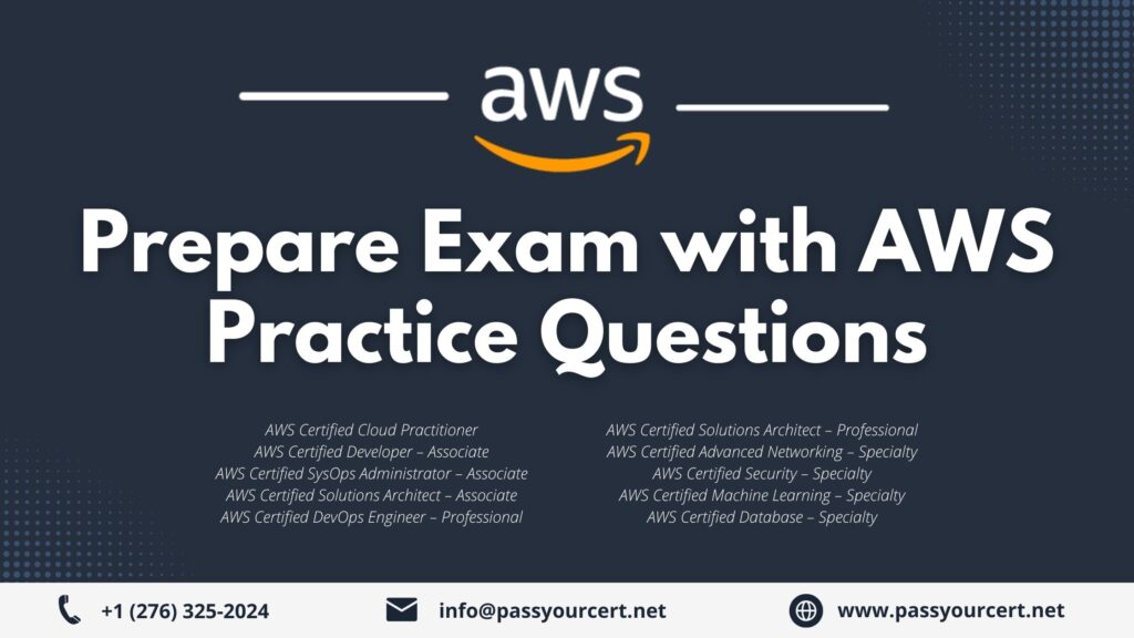 prepare exam with aws practice questions