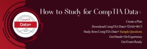 how to study for comptia data+