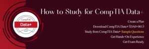 how to study for comptia data+