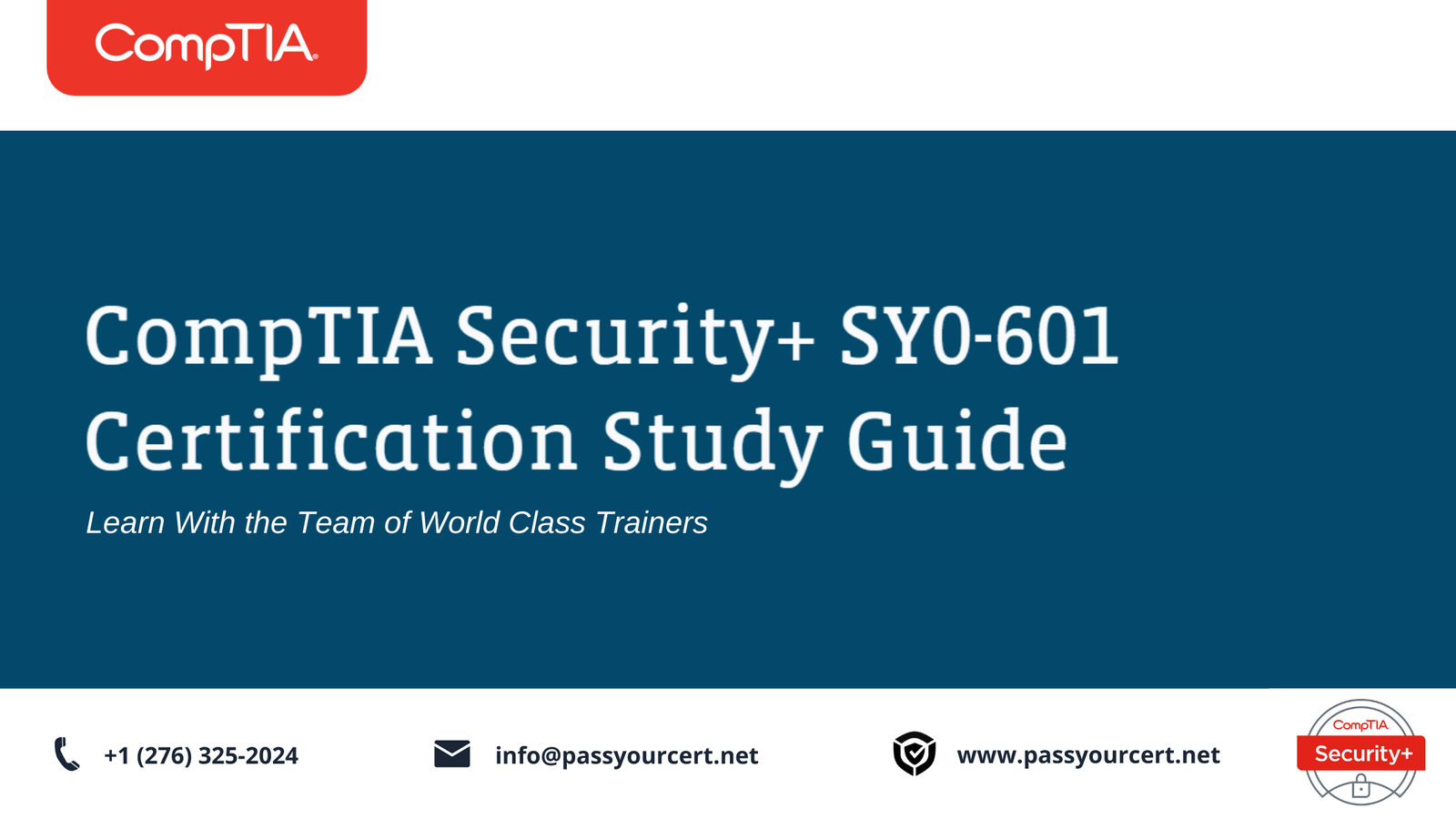 CompTIA Security  SY0 601 Certification Study Guide Pass Your Cert