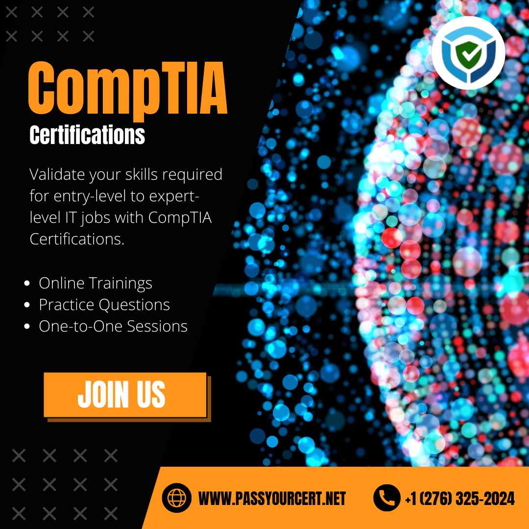 CompTIA Certification Guide: Full Details Online Training Pass Your