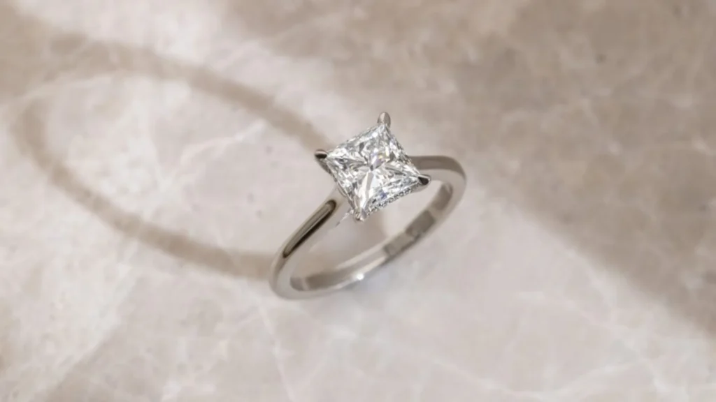 Princess Cut Diamond Engagement Ring